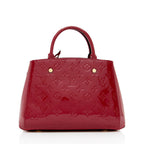 Louis Vuitton Monogram Vernis Montaigne BB Satchel (SHF-14934)