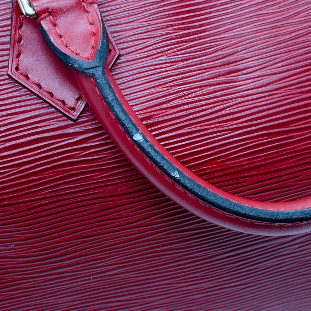 Louis Vuitton Vintage Epi Leather Speedy 35 Satchel (SHF-16757)
