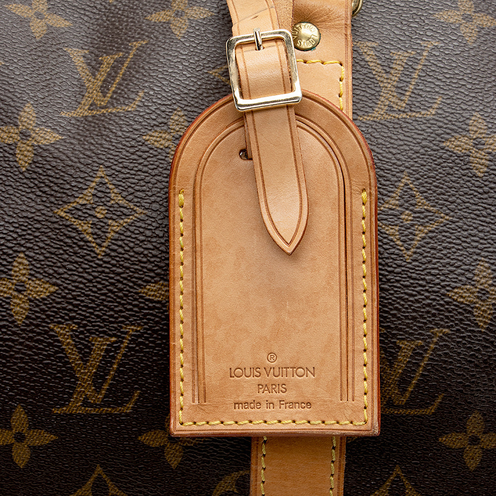 Louis Vuitton Vintage Monogram Canvas Bandouliere Keepall 50 Duffel Bag (SHF-17038)