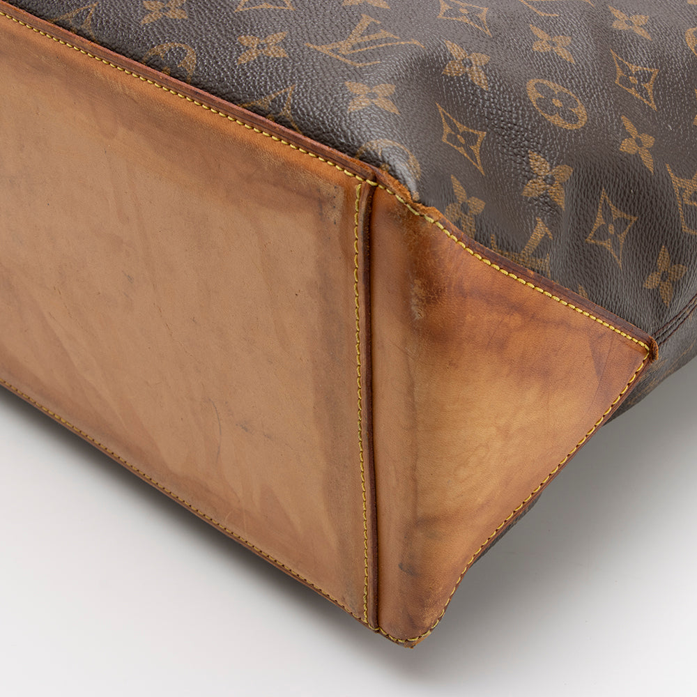 Louis Vuitton Vintage Monogram Canvas Cabas Mezzo Tote (SHF-15952)