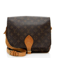 Louis Vuitton Vintage Monogram Canvas Cartouchiere GM Shoulder Bag - FINAL SALE (SHF-16651)