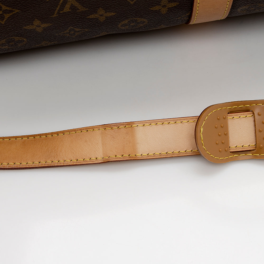 Louis Vuitton Vintage Monogram Canvas Keepall Bandouliere 55 Duffel Bag (SHF-16864)