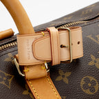 Louis Vuitton Vintage Monogram Canvas Keepall Bandouliere 60 Duffel Bag (SHF-17040)