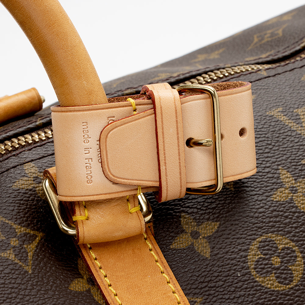 Louis Vuitton Vintage Monogram Canvas Keepall Bandouliere 60 Duffel Bag (SHF-17040)