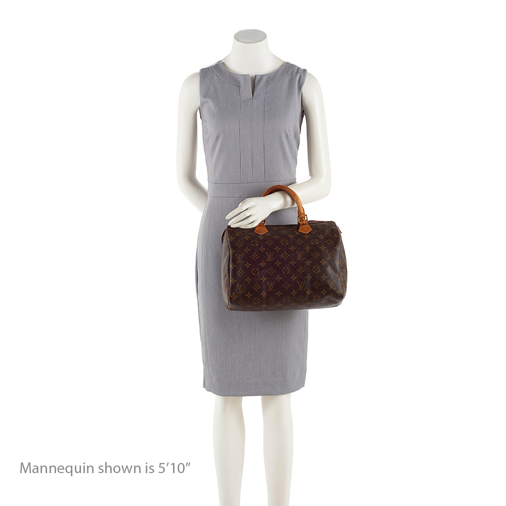 Louis Vuitton Vintage Monogram Canvas Speedy 30 Satchel - FINAL SALE (SHF-17455)