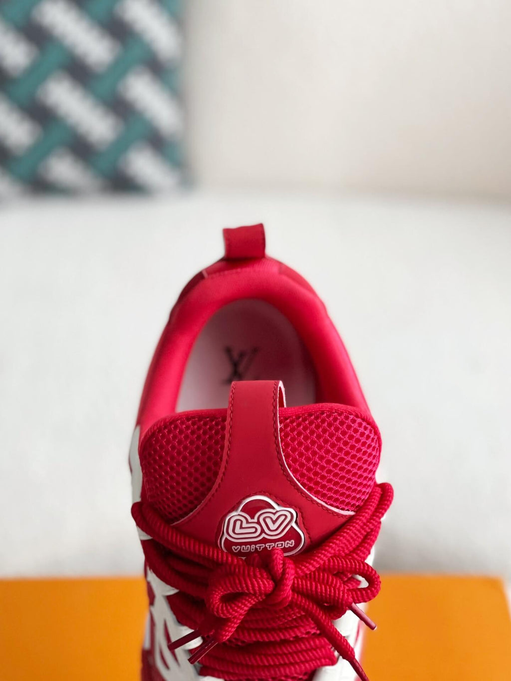 Louis Vuitton LV Skate Sneaker Red White