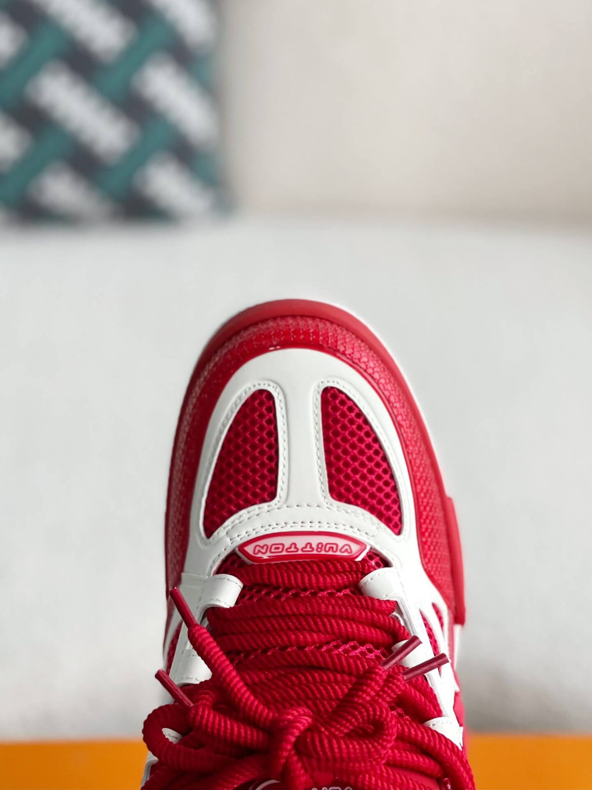 Louis Vuitton LV Skate Sneaker Red White