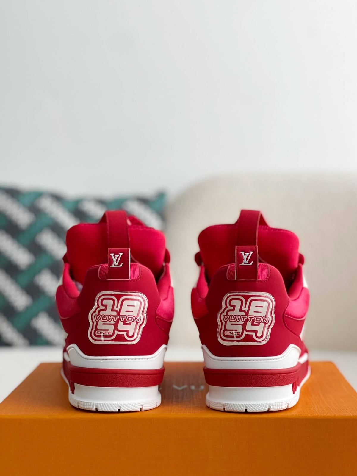 Louis Vuitton LV Skate Sneaker Red White