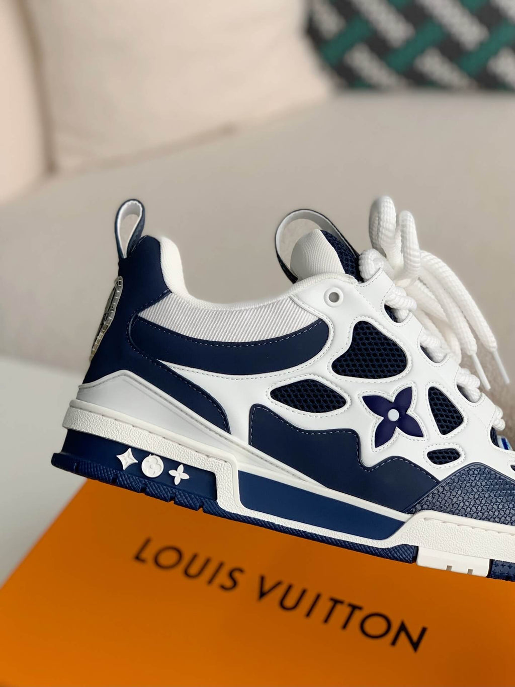 Louis Vuitton LV Skate Sneaker 'Marine White'