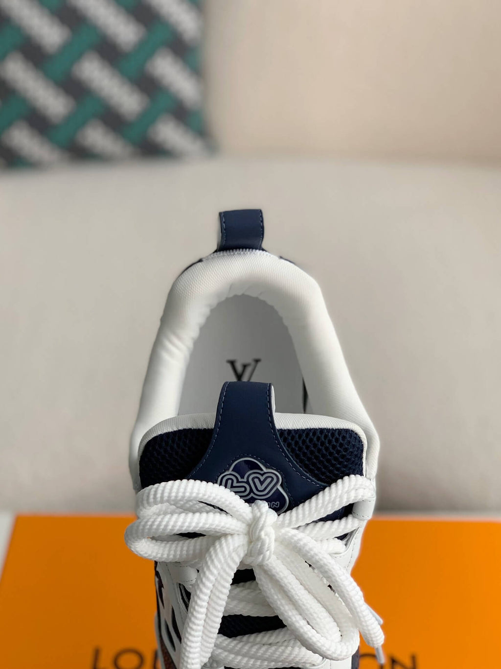 Louis Vuitton LV Skate Sneaker 'Marine White'