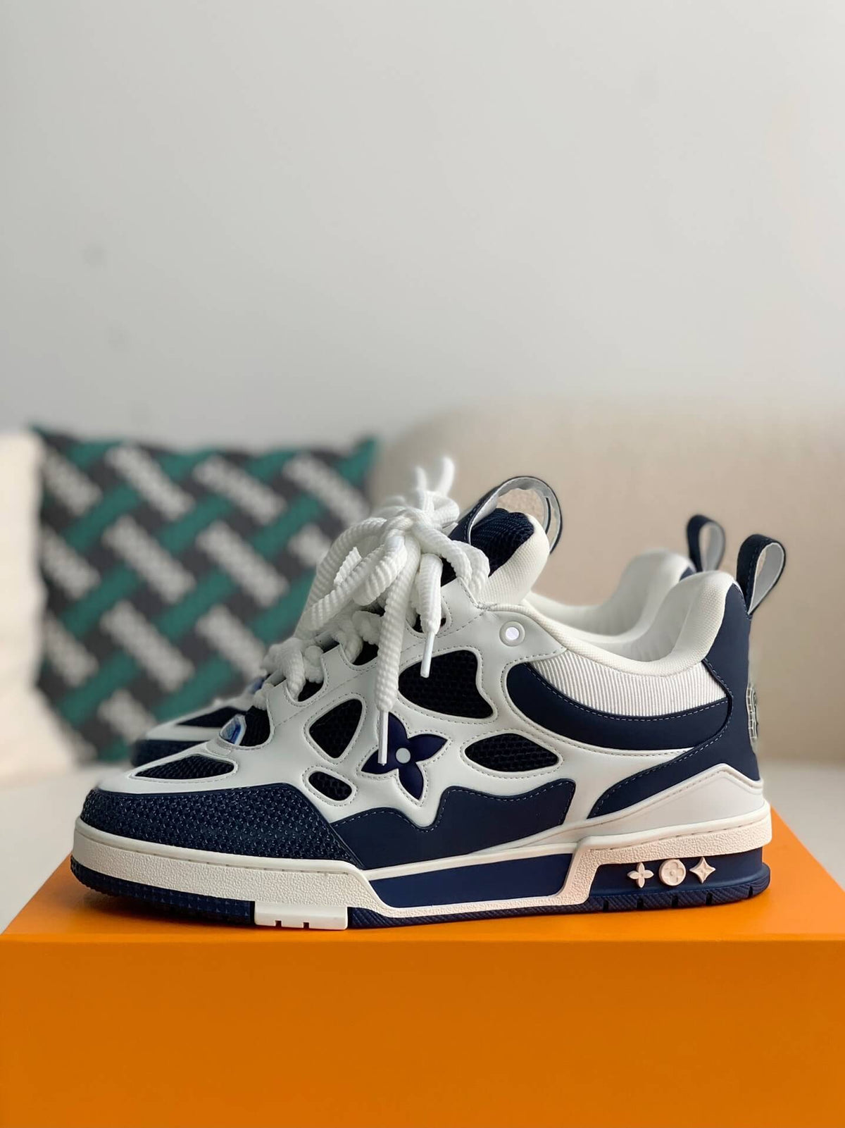Louis Vuitton LV Skate Sneaker 'Marine White'