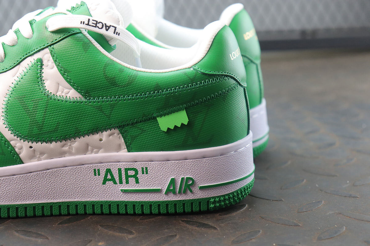 Louis Vuitton x Nike Air Force 1 Low Green White Monogram