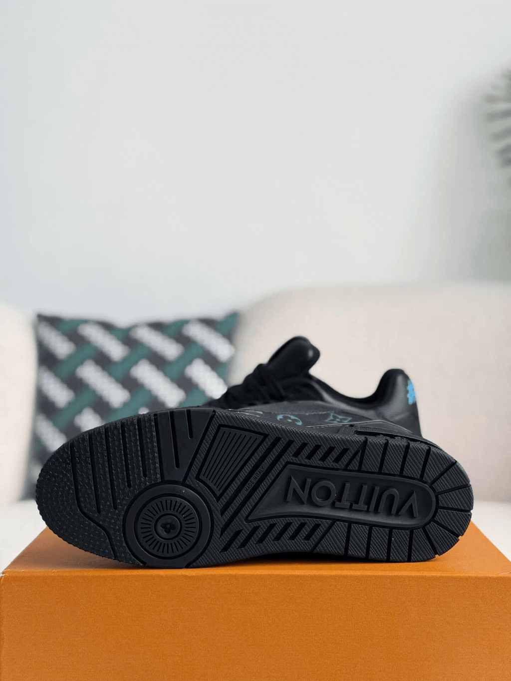 Louis Vuitton LV Trainer #54 Black Multicolor Monogram Sneaker