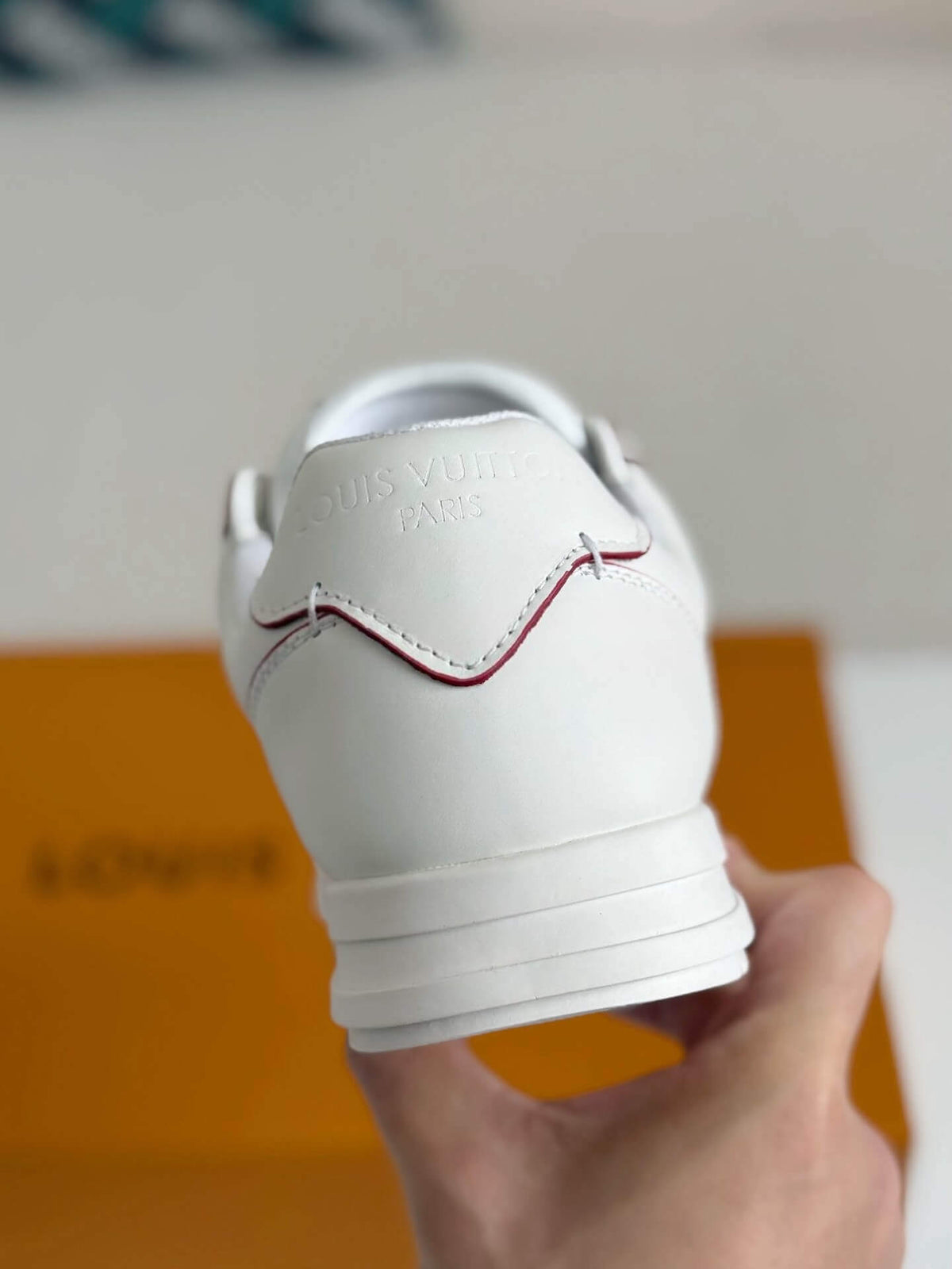 Louis Vuitton LV Butter Sneaker 'White/Burgundy'