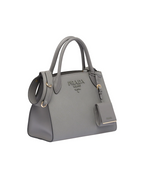 Small Saffiano Leather Monochrome Bag