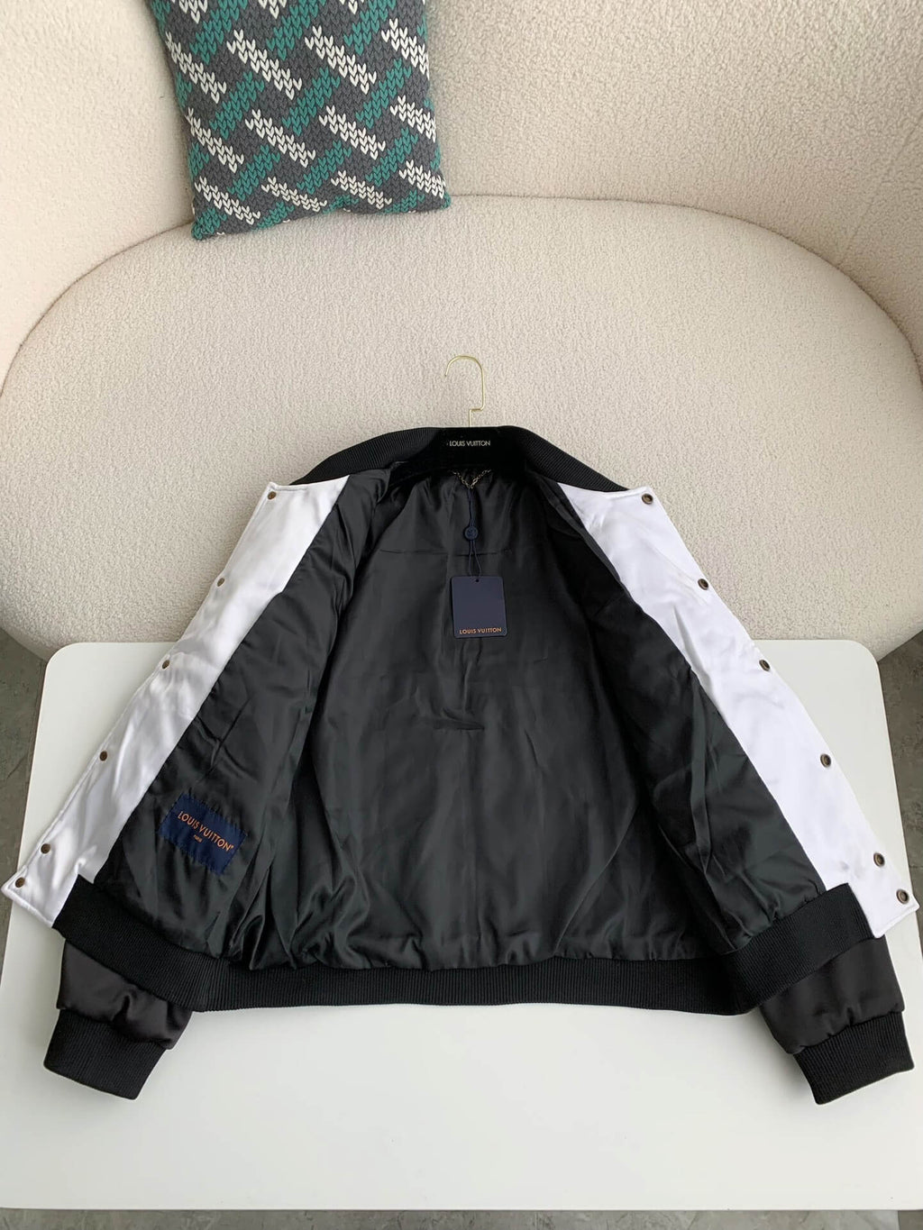 Monogram Quilted Varsity Bomber Jacket
