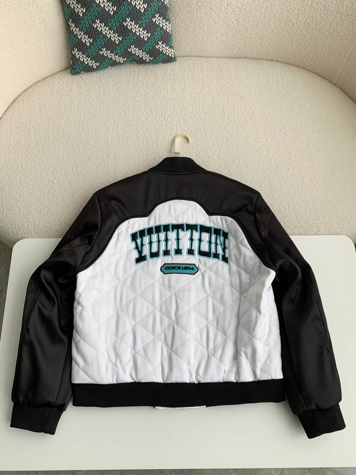Monogram Quilted Varsity Bomber Jacket