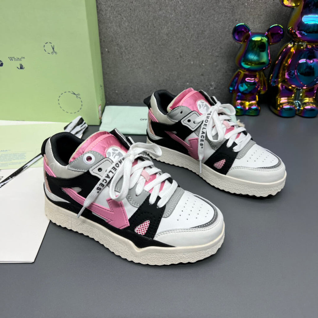 Off-White 'Light Pink' Midtop Sponge Sneakers