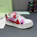 Off-White 'Pink White Red' Sponge Mid-Top Sneaker