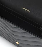 Monogram Leather Clutch
