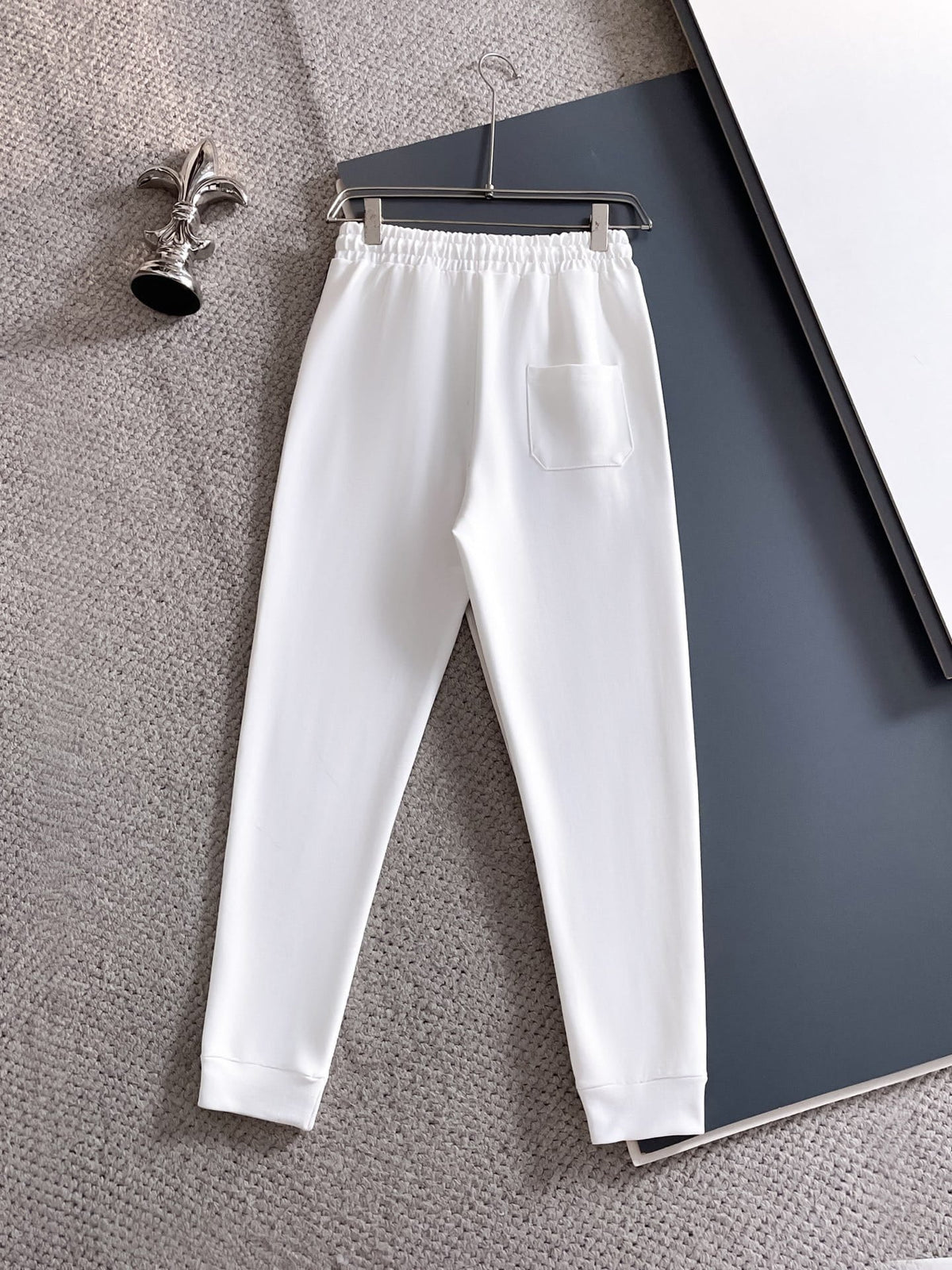 Prada Linea Rossa Tracksuit Set - White Technical Knit Stripe Zip Jacket & Pants