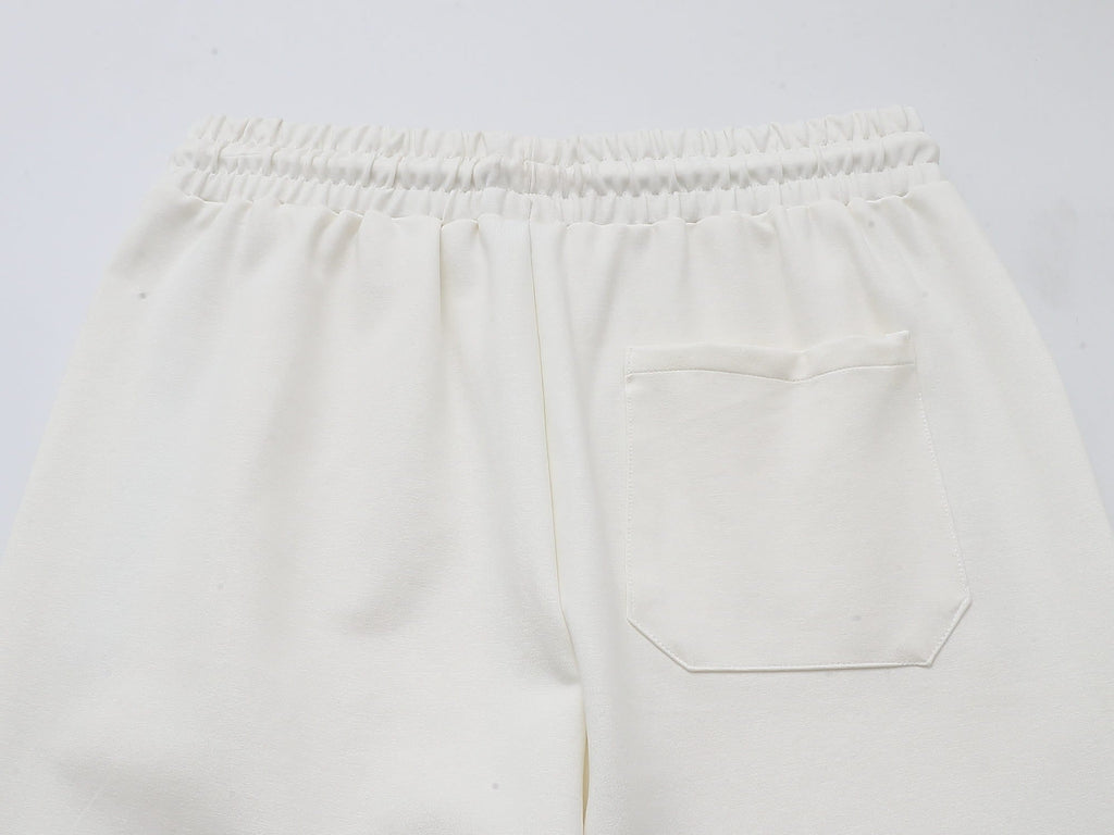 Prada Linea Rossa Tracksuit Set - White Technical Knit Zip Jacket & Pants