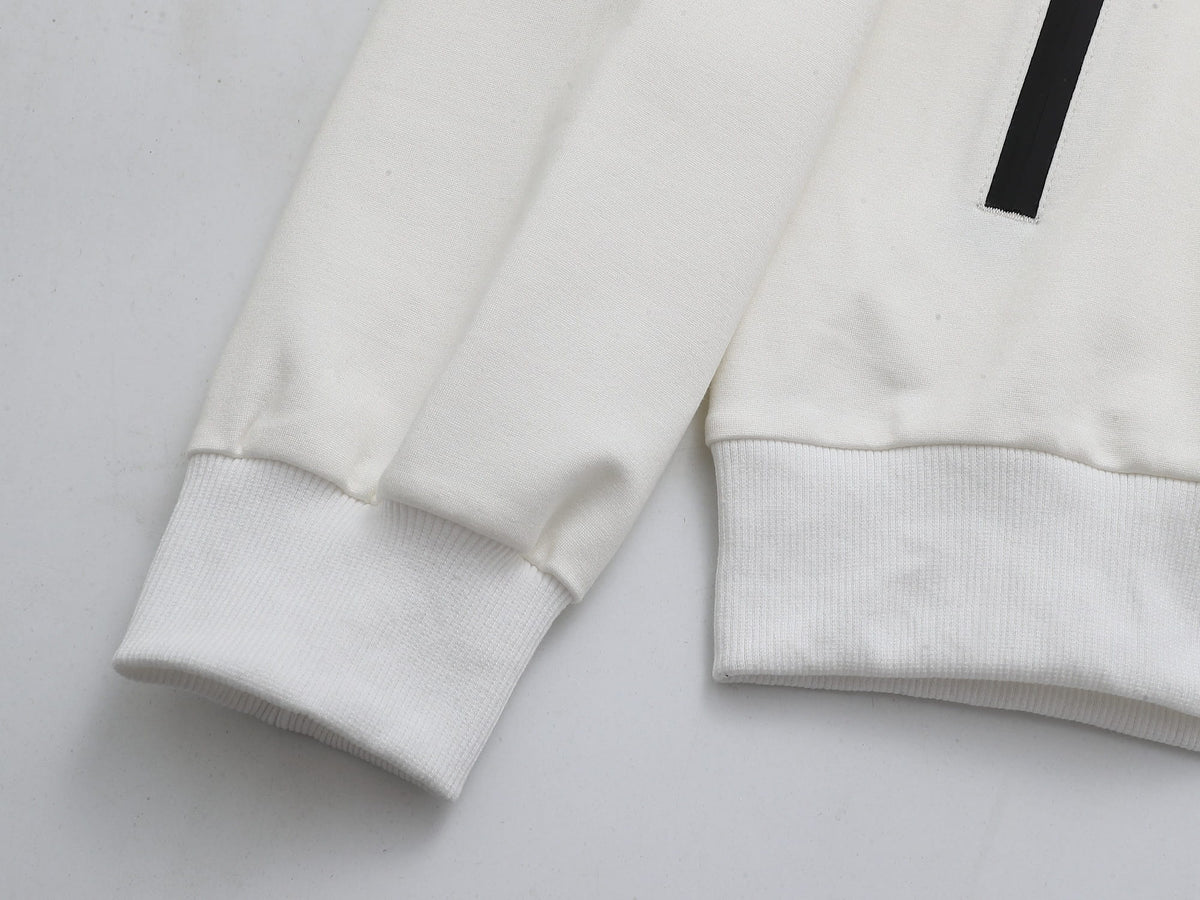 Prada Linea Rossa Tracksuit Set - White Technical Knit Zip Jacket & Pants