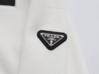 Prada Linea Rossa Tracksuit Set - White Technical Knit Zip Jacket & Pants
