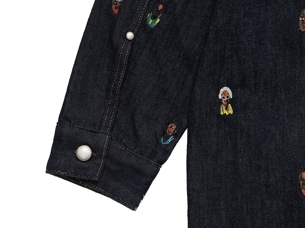 Signature Stitch Premium Navy  Denim Jacket
