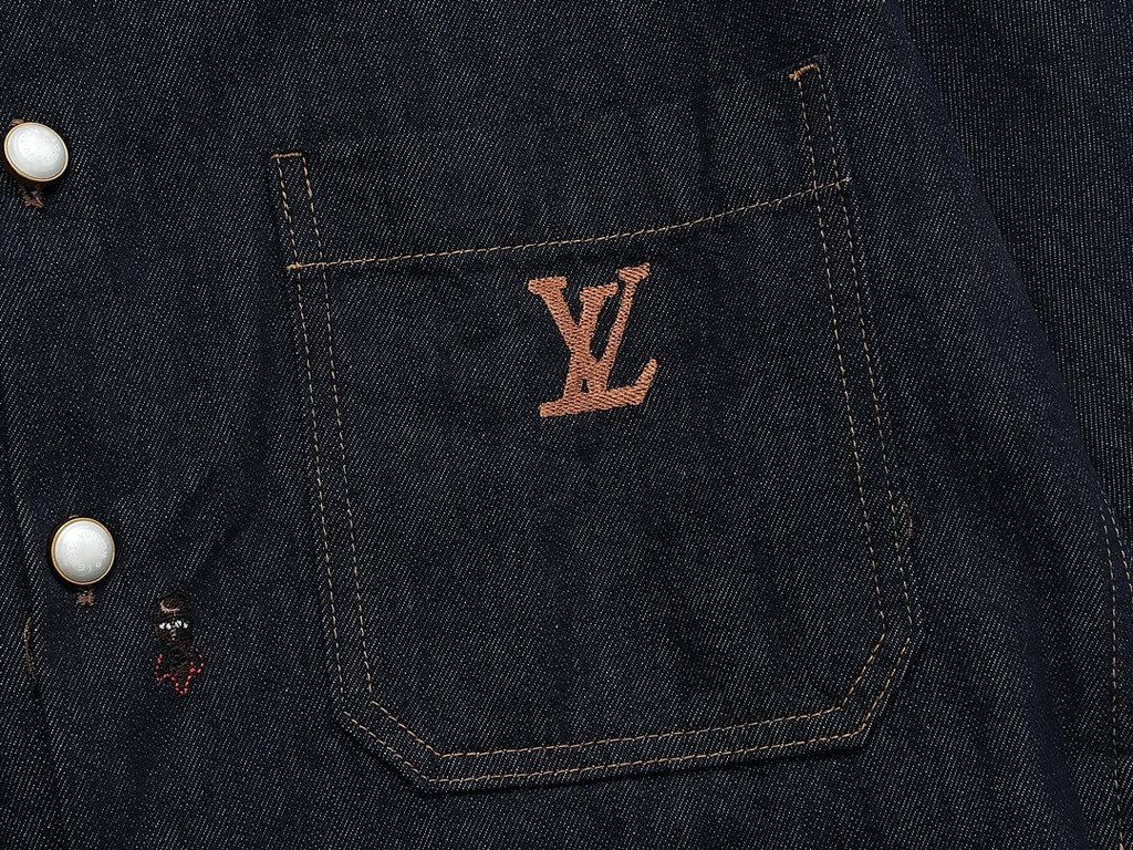 Signature Stitch Premium Navy  Denim Jacket