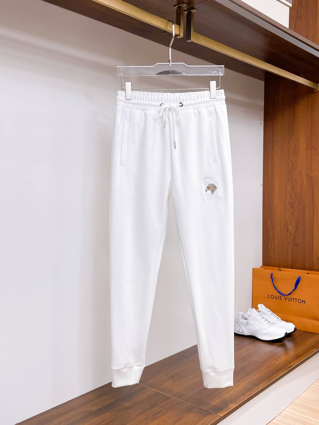 Stefano Ricci Eagle Logo Technical Jersey Tracksuit White
