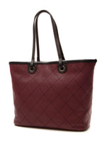 Shopping Fever Tote Bag - Burgundy