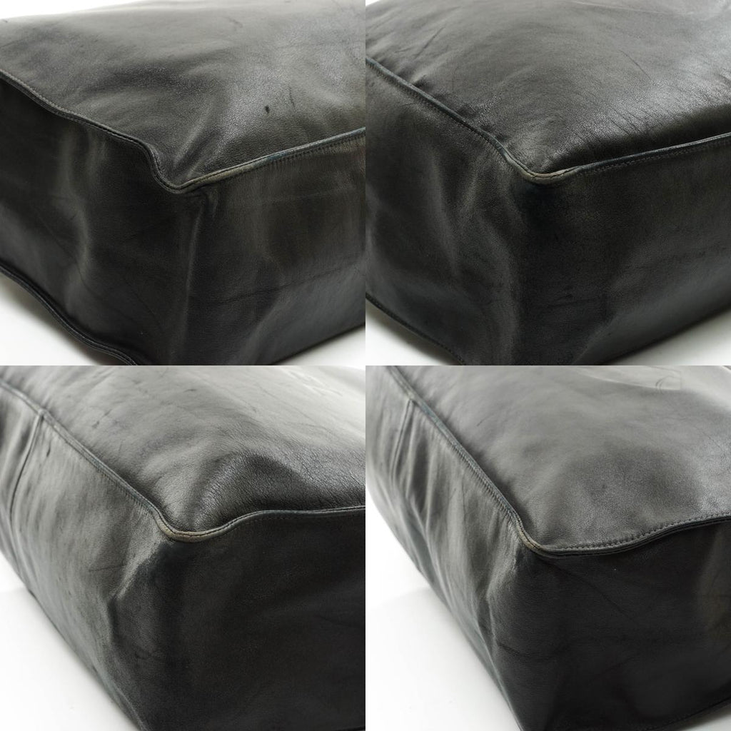 Chanel Tote Bag Black Leather