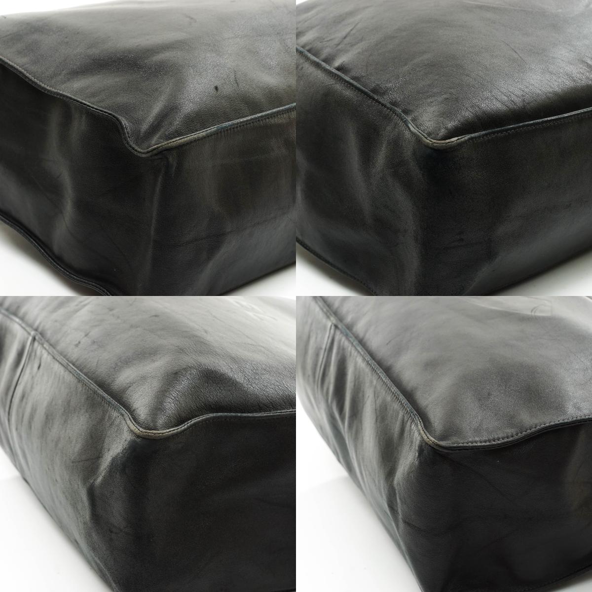 Chanel Tote Bag Black Leather
