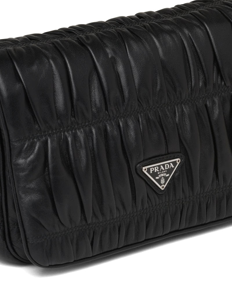 Gaufré Nappa Leather Shoulder Bag
