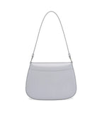 Prada Cleo Brushed Leather Shoulder Bag With Flap