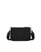 Re-nylon and Saffiano Leather Shoulder Bag