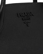 Medium Saffiano leather Prada Monochrome bag