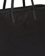Prada Saffiano Leather and Nylon Tote