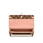 Louis Vuitton  VAVIN CHAIN WALLET Crème Beige / Vénus Pink