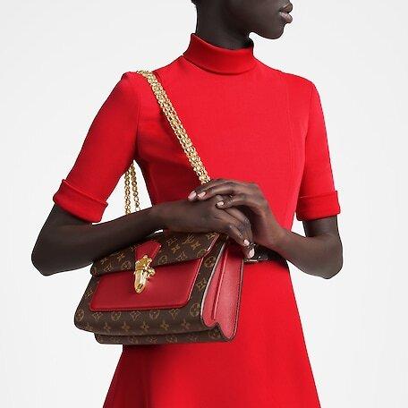 Louis Vuitton VICTOIRE Cerise Red