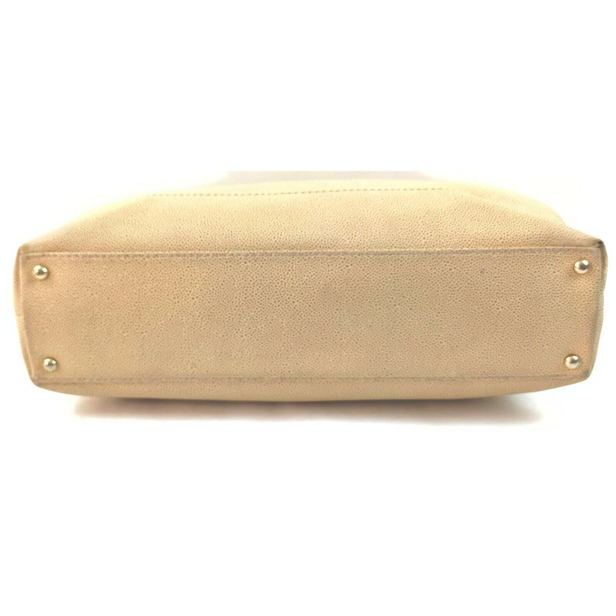 Chanel Tote Bag Beige Leather