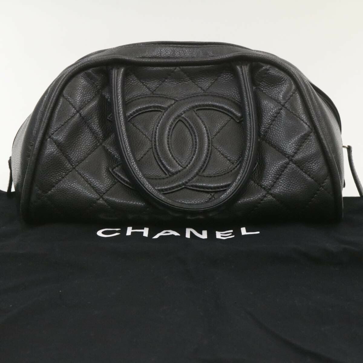 Chanel Matelasse Hand Bag Caviar