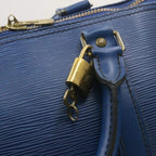 LOUIS VUITTON Epi Keepall 50 Boston Bag Blue VI0990 - Cap N Wrap