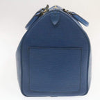 LOUIS VUITTON Epi Keepall 50 Boston Bag Blue VI0990 - Cap N Wrap