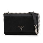 Saffiano Leather Medium Clutch Bag
