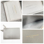 Saint Laurent Bag Shopping Large Monogram Shopper Grey Calfskin Leather Tote