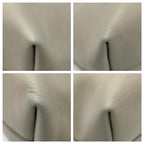 Saint Laurent Bag Shopping Large Monogram Shopper Grey Calfskin Leather Tote