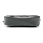 Saint Laurent Camera Lou Grain De Poudre Matelasse Monogram Mini Asphalt Grey Leather Cross Body Bag