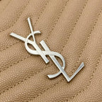 Saint Laurent Camera Lou Mini Beige Leather Shoulder Bag